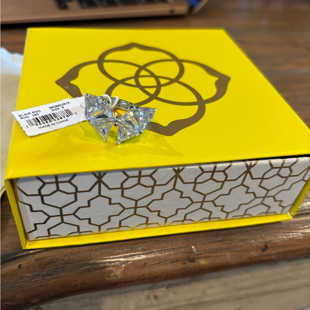 Kendra Scott Briar silver ring NEW